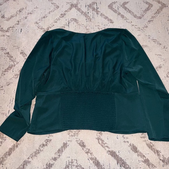 Abercrombie & Fitch Green Blouse XXL NWT - Picture 5 of 5